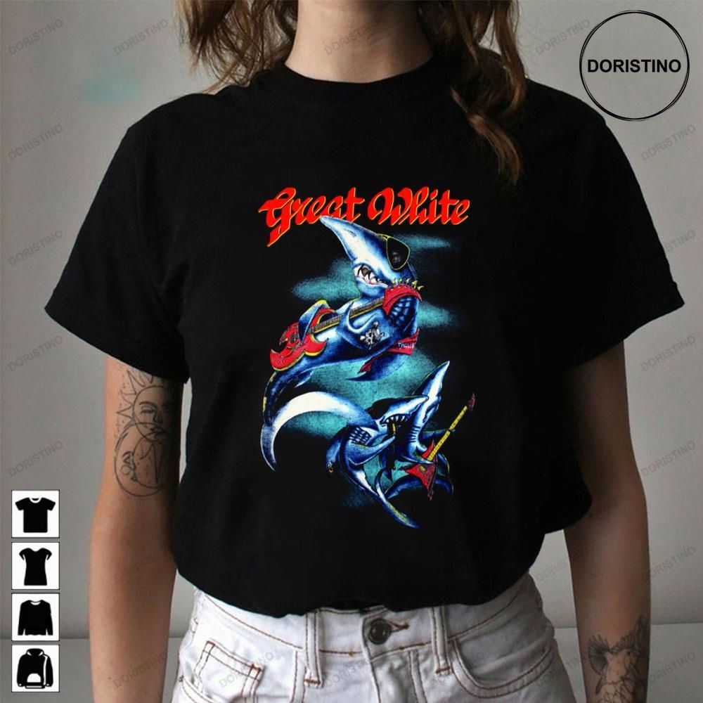 1989 Great White Tour Concert Vintage Awesome Shirts